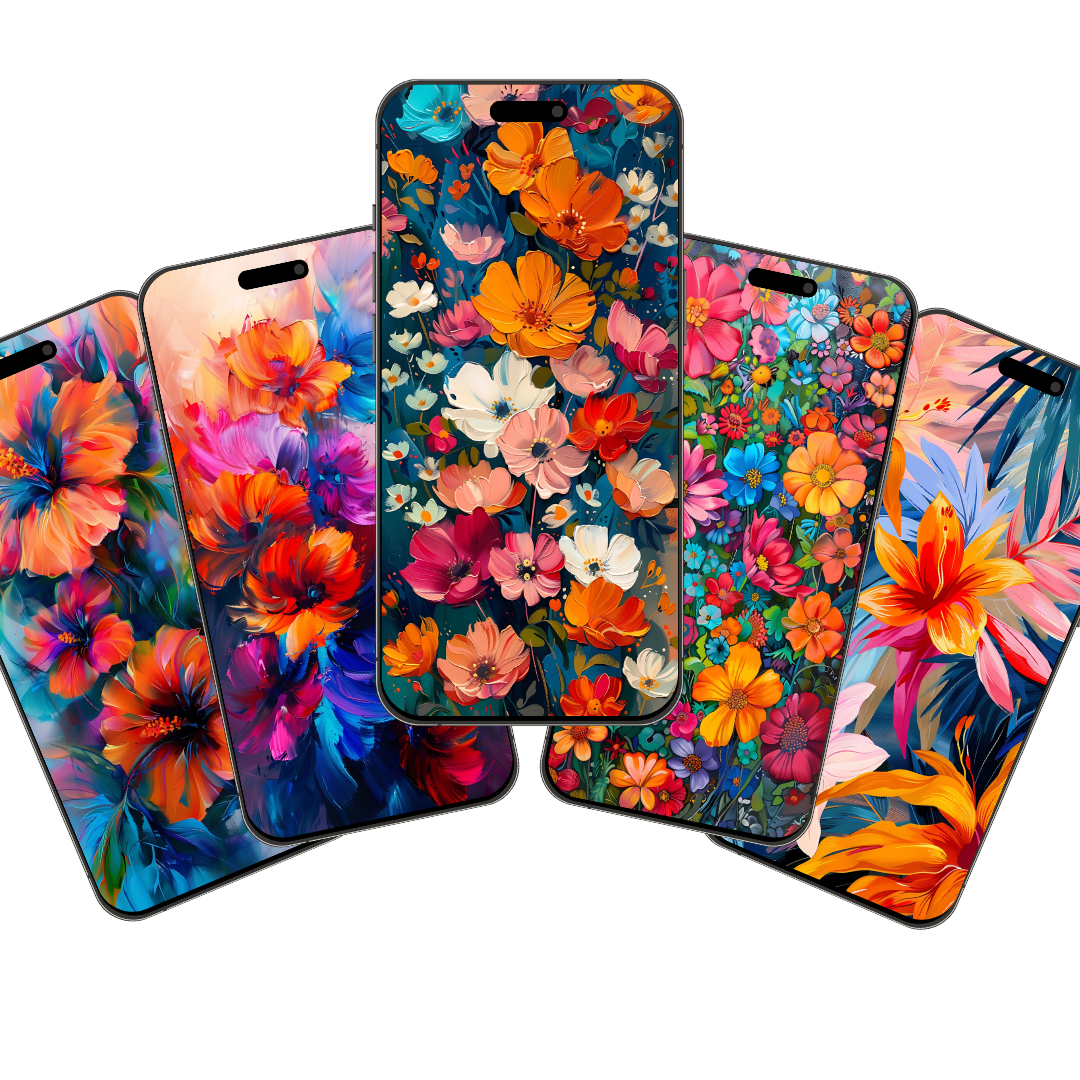 Floral Burst Wallpapers