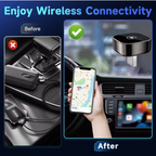 Wireless CarPlay Adapter + FREE 1-Year VIP Wallpaper Access